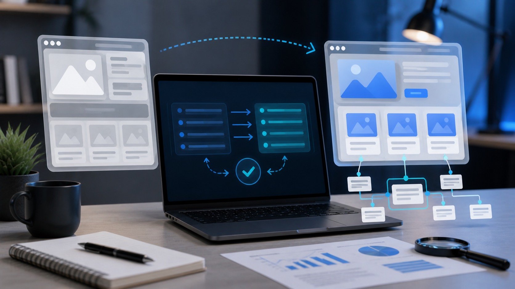 Refonte de site internet avec stratégie et contenu