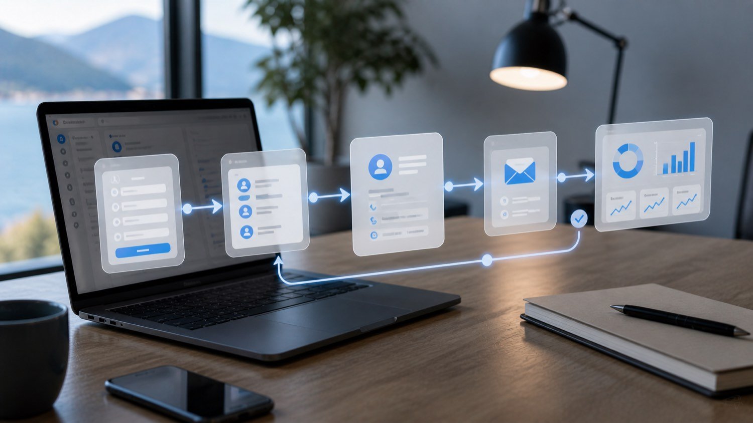 Automatisation des formulaires web, CRM et suivi des demandes à Annecy